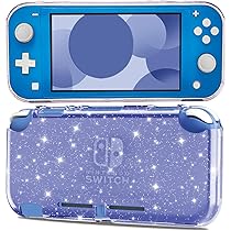 Nintendo Switch Lite パープル ケース付き Amazon.co.jp: Switch Lite ケース パープル グリッター、TPU